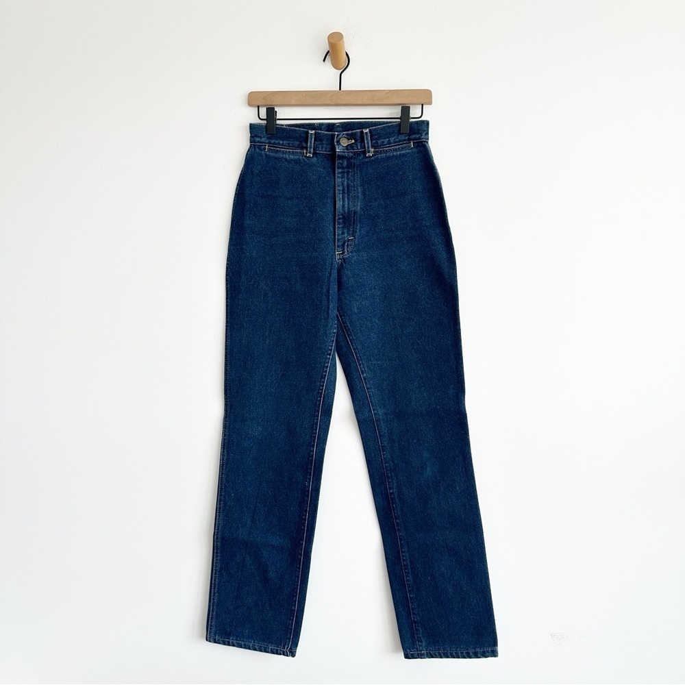 Lee Jeans Women's Vintage Union Made Blue Denim Size 11 High Rise 26 Waist